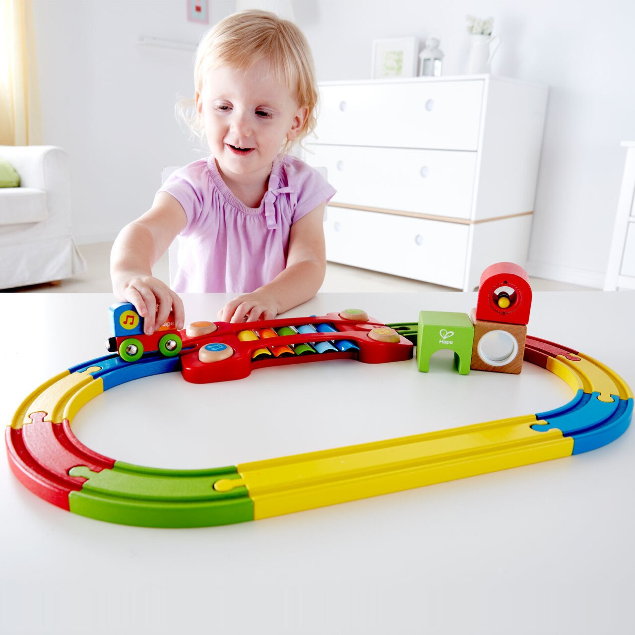 Wooden Train Sets for Boys & Girls