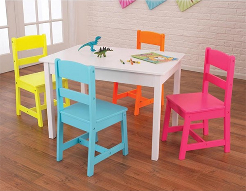 wooden kiddies table and chairs