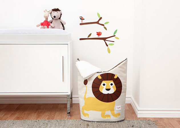 3 sprouts lion hamper design idea